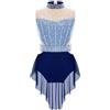 inhzoy Body Danza Classica Ballerina Bambina Vestito da Balletto Ballo Lirico Contemporaneo con Strass Balletto Leotards Body Ginnastica Ritmica Abito da Ballo Latino Rosa 15-16 anni