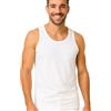VP PINUCCIO VENEGONI - Set 3 Canottiere Uomo Cotone 100% Mercerizzato, Spalla Larga, Bianche, Intimo Uomo Traspirante, Made in Italy (IT, Testo, L, Regular, Regular)