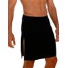 inlzdz Pareo Sarong Panno Uomo Donna Spiaggia Wrap Sarong Coprire Gonne Kilt da Sauna Telo Mare Traspirante Opaco Costume da Bagno Beachwear Nero M