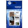 Brother LC422 Pack di Valore - pacchetto da 4-Confezione - Nero - LC-422