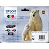 Epson 26 confezione da 26 - Set da 4 - Nero, Giallo - C13T26164010