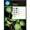 HP 924 Multipack nero / ciano / magenta / giallo (6C3Z1NE) - 6C3Z1NE