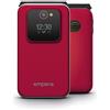 EMPORIA JOY V228 V3 SENIOR PHONE 2G 2.8" CLAMSHELL USB-C FOTOCAMERA ITALIA RED - V228.V3.RD.01