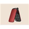 ONDA F10 LINO DUAL SIM SENIOR PHONE CLAMSHELL 2.4" TASTI GRANDI VIVAVOCE TASTO SOS RADIO FM ITALIA RED - F10LINORED