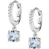 Amen Gioielli Orecchini Donna Amen HUGGIES Acquamarina in Argento 925 codice ECIPBBACZ