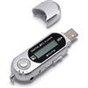 LICAEVEY Lettore MP3, Lettore Musicale Digitale retrò con Display LCD, Supporta i Formati MP3 WMA Spegnimento Automatico, Archiviazione Espandibile Fino a 32 GB Riproduzione 20 Ore (SILVER)