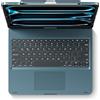edaiser Custodia girevole con tastiera per Apple 2025 iPad Air 13 (M3-M2), iPad Pro 13 M4 2024, iPad Pro 12,9 (6a-3a generazione); custodia girevole con portapenne, trackpad, retroilluminato, blu