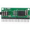 Vikye Scheda di decodifica audio, 16 canali DTMF MT8870 Decodificatore audio Telefono Regolatore di decodifica vocale per chiamate vocali telefoni cellulari e telefoni di rete fissa