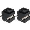 YINETTECH 2pcs Connettore Presa Ricevitore Audio Ottico GQ-1504 per Montaggio su Pannello o pcb 13 x 11 x 12 mm Compatibile con spdif