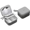 Hagibis Custodia da viaggio organizer elettronica per Mac mini M4/M4 Pro 2024, custodia portatile per cavo, caricabatterie, scheda SD, mouse, chiavetta USB (grigio)