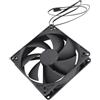 Vikye Ventola per Case del Computer, Ventola per Case con Doppio Cuscinetto a Sfera PWM PBT a 4 Pin da 100 Mm, 28,8 DBA a Basso Rumore, velocità della Ventola Fino a 1800 Giri/min,