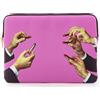Seletti Custodia da Laptop Lipsticks Pink Seletti