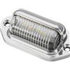 TOVINANNA Luci LED per Targa 12v-24v per Camion e Camper, Illuminazione Ausiliaria, Plastica Argento, 2 Pezzi, Resistente