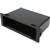 ciciglow Durevole Scatola Portaoggetti per Radio Audio Stereo per Auto, Organizer per Cruscotto 1Din per, Installazione Semplice per Spazio Interno Ordinato