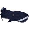 Bucas Cappotto per cani Freedom, giacca per cani, poliestere, ripstop, blu navy, taglia XXXL, lunghezza 65 cm, circonferenza collo 74 cm, circonferenza addome 94 cm, impermeabile, traspirante
