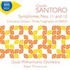 Claudio Santoro Claudio Santoro: Symphonies Nos. 11 and 12/Concerto Grosso/ (CD)