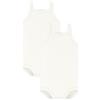 Petit Bateau A01T6, Body con spalline (Pacco da 2) Bimba 0-24, Variante 1, 3 anni