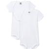 Petit Bateau A01T4, Body a righe a maniche corte (Pacco da 2) Unisex - Bimbi 0-24, Variante 1, 4 anni