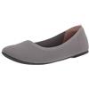 Amazon Essentials Ballerine in Maglia Donna, Grigio Chiaro, 37.5 EU Larga