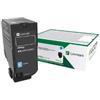 Lexmark Toner Ciano 75B20C0 Cs/Cx727 10000 Pagine Originale