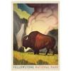 MyPuzzle.com MyPuzzle Yellowstone National Park: Art Deco Bison, Vintage Poster - Premium 1000 Pezzi Puzzle - MyPuzzle Collezione speciale di Anderson Design Group