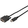 Digitus Adattatore DisplayPort Digitus DP-DVI, St/St 1,1a 2,0m 24+1 [DB-340301-020-S]