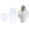 KIMISS Società Lampadina a Telecomando E26 E27 | Porta della Lampada con Timer da 60 Minuti per e Illuminazione per Ufficio