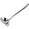 Lwuey Mestolo Manico Lungo - Cucchiaio di Salsa in Acciaio Inossidabile 19 X 7,5cm con Beccuccio per Zuppe,Salse,Intingoli,Stufati,Lavabile in Lavastoviglie