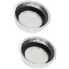 Tnfeeon Cestello Filtro da 51 Mm, Compatibile con Macchina per caffèDelonghi, Cestello Filtro per caffèin Acciaio Inossidabile, Portafiltro Poroso Non Pressurizzato a Parete Singola
