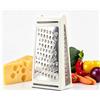 Leopacat Grattugia Formaggio, Grattugia per Scatole in Acciaio Inox con contenitore, Grattugia a Doppio Lato Universale Taglierina per Formaggio Verdure Pane Grattugiato 22 x 13,5 x 8,5 cm