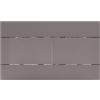 OLI Placca di Comando Slim Dual Grigio Soft Touch per Cassette WC ad Incasso OLI - OL0659058 Grigio Opaco