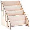 rockible Espositore per Carte da Gioco, Porta Carte, Organizer Portatile a 4 Livelli, Multifunzionale, per Gioielli, per La Cucina di Casa