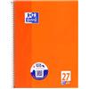 Oxford, quaderno scolastico forato, A4, 80 pagine lineatura 27 - a righe con bordo a destra e a sinistra 1 pezzo orange