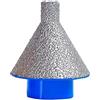 Generic Punta Diamantata per Beveling E Enlarging Fori Esistenti in Granito Porcellana Vetro Adatta per Smerigliatrice Angolare Lavorazione, 38mm
