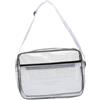 Ioensy Borsa Trasparente Cleanroom Borsa Da Ingegnere Antistatica PVC Borsa a Mano Borsa Donna Uomo Impermeabile Adatta per Garage Laboratorio, Bianco