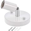Generic XYWHPGV 180 Gradi E14 Portalampada Portalampada Lampada da soffitto Lampada da parete 100x20mm Bianco(be0d6 255ac ef201 90591 19c1f 1b616