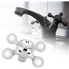 DEWIN Maniglia Miscelatore Doccia, Maniglia del Rubinetto a Croce Maniglia per Rubinetto Manopola Rubinetto Acqua Manopola Cambio Doccia Rubinetto per Bagno Manopole per Rubinetto Bagno
