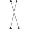 SEAFRONT Marimba Mallet 2 Pezzi Bacchette per Timpani in Plastica Siliconica con estremità in Filo Duro, Bacchette a Doppia Testa Durevoli per Esercitarsi con Xilofono Glockenspiel, Ideali per