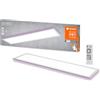 LEDVANCE Plafoniera WiFi bianca, 30W, 1900LM, 3000-6500K, 100x25 cm, lampada da parete dimmerabile, tecnologia RGB, Smart+ Planon, controllabile tramite app o assistenti vocali come Alexa o Google