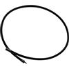 Jiangbered Collana in Gomma 45/50/55/60 Cm con Fibbia a Scatto, Accessori per Gioielli, Nero, 55 Centimetri