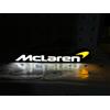 Insegna luminosa McLaren decorazione garage supercar appassionato display...