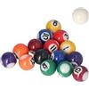 Sunydog Mini Palline da Biliardo da 25 Mm Set 16 Pezzi Palline Biliardo in Resina Premium Accessori per Bambini e Sale Giochi