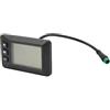 Vistreck Pannello Misuratore Display LCD per Bici Elettrica Impermeabile 36V con Monitoraggio dei Dati in Tempo Reale