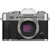 Fujifilm X-T30 III Fotocamera Digitale Mirrorless 26MP, solo corpo, Sensore APS-C X-Trans CMOS 4, Filmati 6.2K 30p, Mirino EVF, Schermo LCD 3 orientabile, Argento
