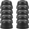 POPETPOP Set da 10 Pezzi Zaino Borchie Donna in Plastico Nero, Piedini per Bagagli Versatili e Portatili, la Riparazione di Valigie e Astucci