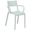 Kartell Generic C, Verde salvia, 52 x 83.5 x 51 cm, 2 unità
