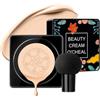 O'CHEAL Cuscino d'aria a forma di fungo CC crema, Bellezza cuscino d'aria a funghi BB Cream Foundation correttore per il viso Comestics 01# avorio
