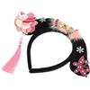 IMIKEYA Cerchietto per Chioma Stile Cinese da Donna e Bambina Rosa, Accessorio Cosplay per Feste a Tema e Palcoscenico Design Tradizionale Cinese Stile Casuale