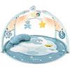 Chicco Palestrina dei Colori 3in1, Colore Azzurro, Palestrina Neonato Multifunzione Elettronica con Tappeto, Proiettore Stelle, Luce Notturna Removibile e Melodie Rilassanti, Giochi Neonato 0+ Mesi