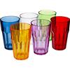 Guzzini - Happy Hour, set di 6 bicchieri alti - Ø8 x h12 cm - Capacità: 420 cc - 07230652